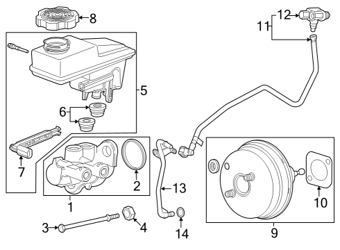 2022 Chevy Blazer Dash Panel Components Diagram