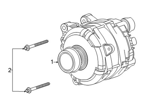 2022 Cadillac CT5 Alternator Diagram