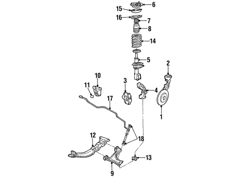 1984 Cadillac Cimarron Front Brakes Diagram