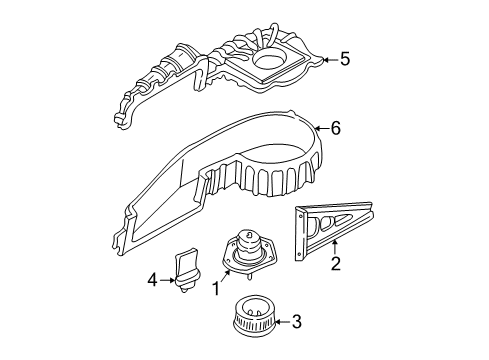 2005 Pontiac Grand Am Blower Motor & Fan Diagram