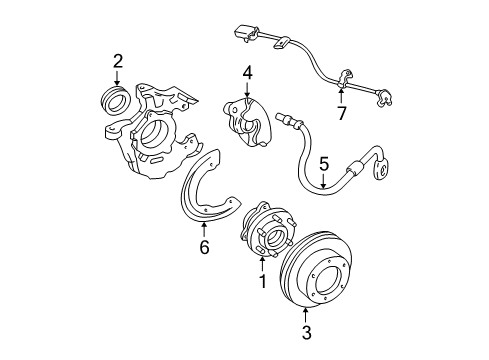 2000 GMC K2500 Anti-Lock Brakes Diagram