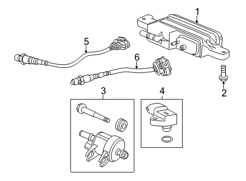 2012 Chevy Caprice Emission Components Diagram