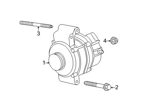 2011 Buick LaCrosse Alternator Diagram 2 - Thumbnail