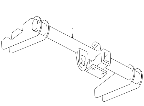 2006 Chevy Silverado 2500 HD Trailer Hitch Components Diagram