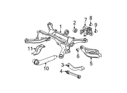 2002 Saturn Vue Rear Suspension Diagram