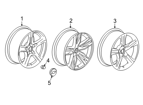 2022 Chevy Camaro Wheels Diagram