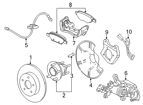 2012 Chevy Volt Rear Brakes Diagram
