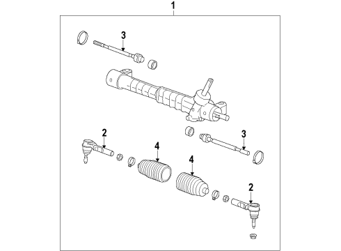 2013 Buick Verano Steering Column & Wheel, Steering Gear & Linkage Diagram 4 - Thumbnail