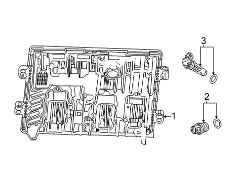2023 GMC Sierra 2500 HD Ignition System Diagram