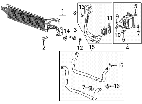 2023 Buick Encore GX Heat Exchanger Diagram for 24043104