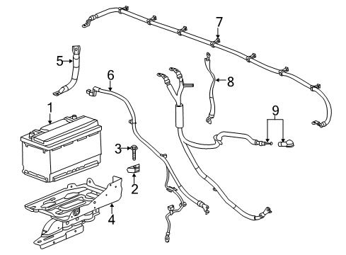 2015 Chevy Silverado 2500 HD Battery Diagram 1 - Thumbnail