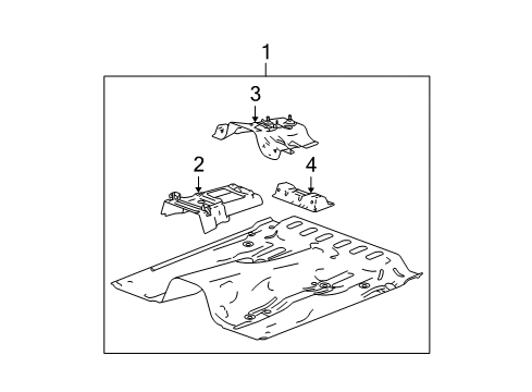 2008 Chevy Colorado Cab - Floor Diagram 3 - Thumbnail