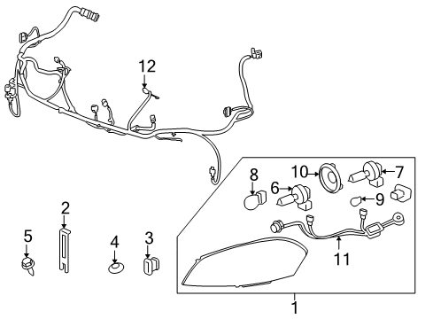 2007 Chevy Impala Headlamps Diagram