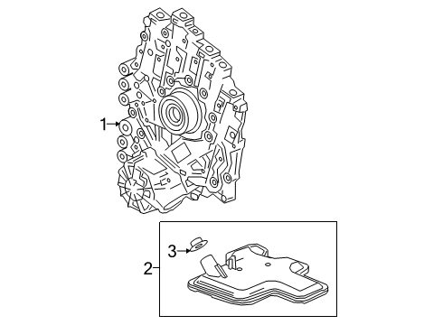 2019 GMC Terrain Transaxle Parts Diagram 3 - Thumbnail