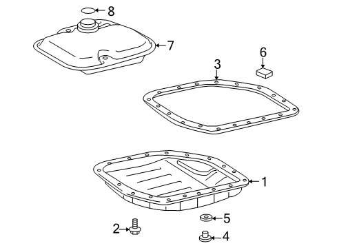 2010 Pontiac Vibe Filter Diagram for 19205499