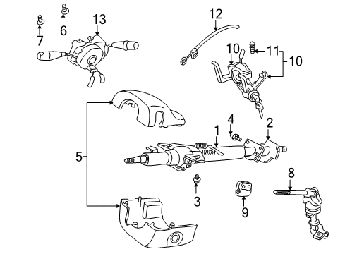 2004 Chevy Tracker Ignition Lock Diagram