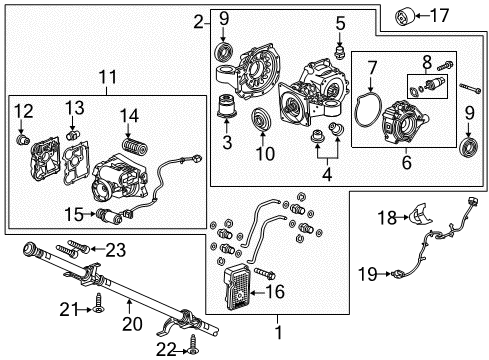 2014 Buick Regal Oil Seal Diagram for 13296280