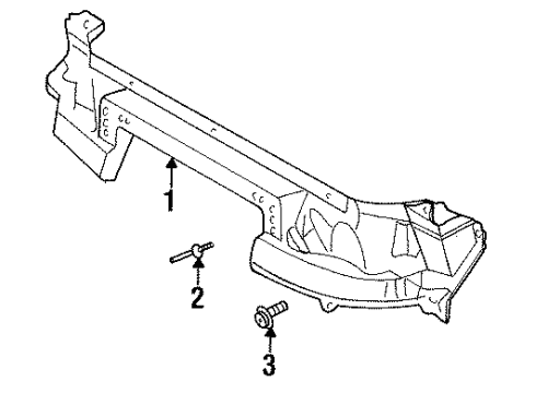 1997 Buick Riviera Front Panel Diagram