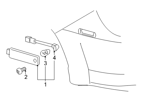 2008 Pontiac G5 Side Marker Lamps Diagram
