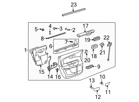 2012 GMC Acadia Power Seats Diagram