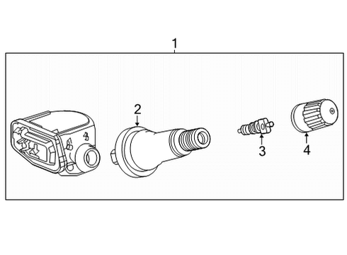 2024 Chevy Trailblazer Tire Pressure Monitoring Diagram