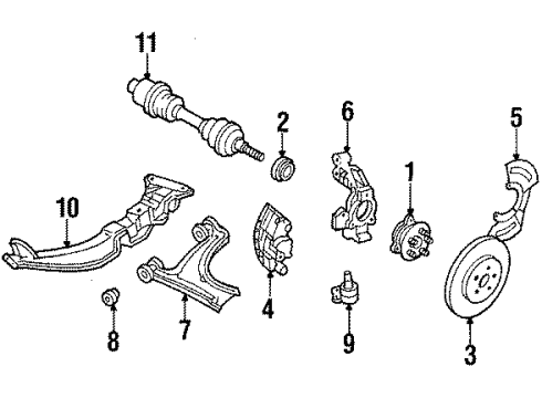 1990 Buick Skylark Front Brakes Diagram