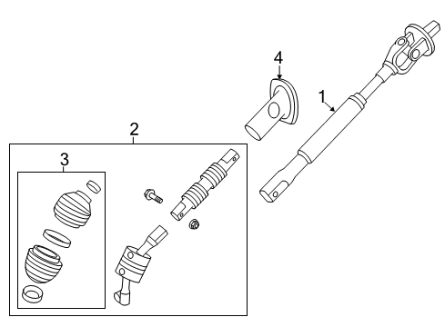 2015 Chevy Silverado 1500 Lower Steering Column Diagram