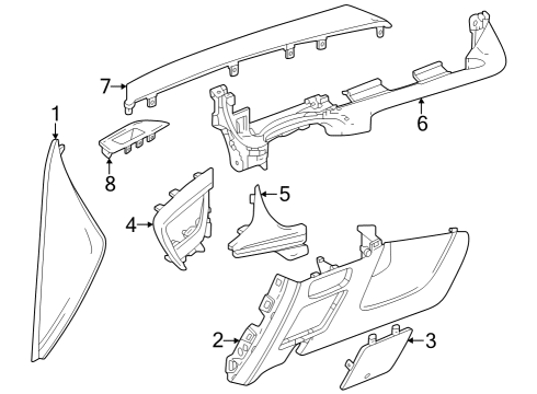 2024 Buick Encore GX Cover Diagram for 42800432
