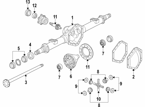 2012 Chevy Suburban 2500 Side Washer Diagram for 3977345