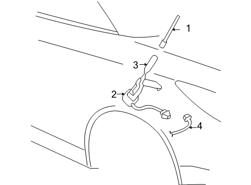 2006 Pontiac G6 Antenna & Radio Diagram