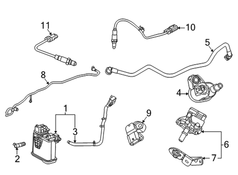 2024 Chevy Trailblazer Emission Components Diagram