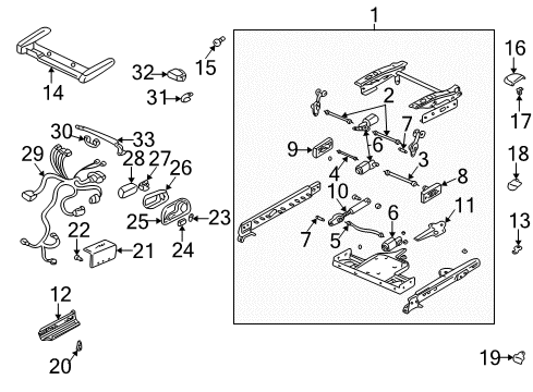 2000 Cadillac DeVille Bezel, Front Passenger Side Diagram for 16813266