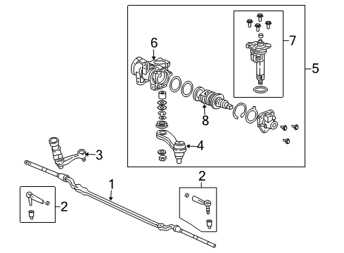 2005 Chevy Silverado 1500 Gear Assembly Diagram for 19330487