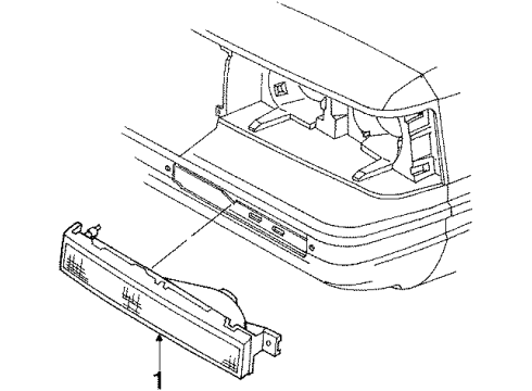 1994 Oldsmobile Cutlass Cruiser Park Lamps Diagram