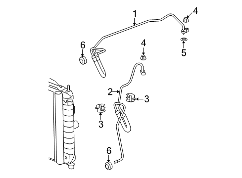 2008 Saturn Aura Trans Oil Cooler Diagram