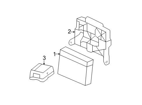 2008 Cadillac CTS Electrical Components Diagram