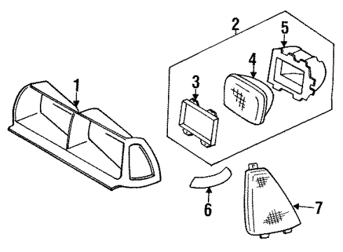 1988 Buick Century Headlamps Diagram