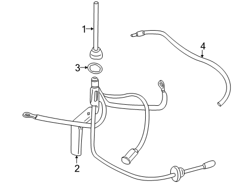 2002 Chevy Corvette Antenna & Radio Diagram 3 - Thumbnail