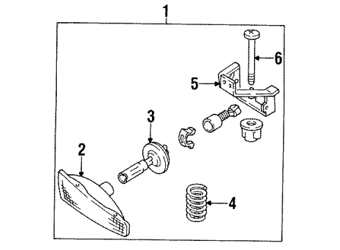 1994 Oldsmobile Silhouette Fog Lamps Diagram