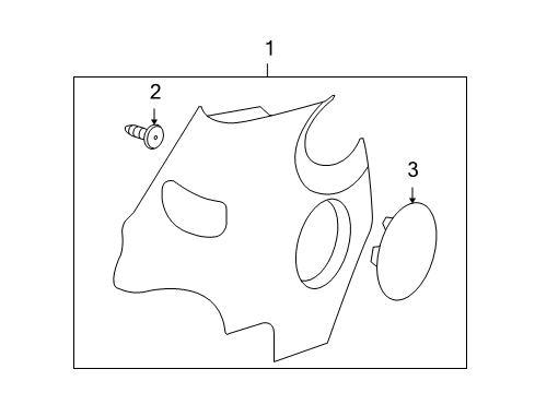 2008 Chevy Corvette Interior Trim - Quarter Panels Diagram
