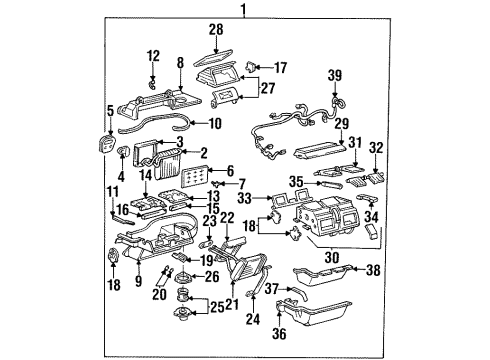 1995 Buick Riviera Circuit Breaker Diagram for 13500114