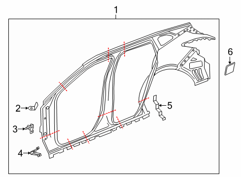 2022 Chevy Blazer Uniside Diagram
