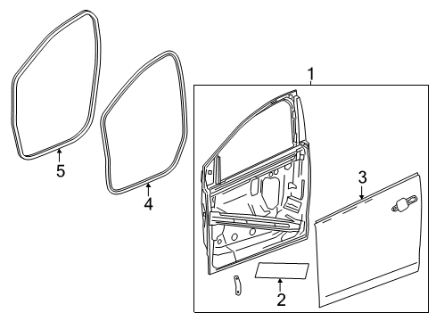 2017 Chevy Volt Front Door Diagram