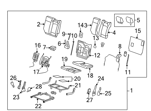 2007 Saturn Outlook Third Row Seats Diagram