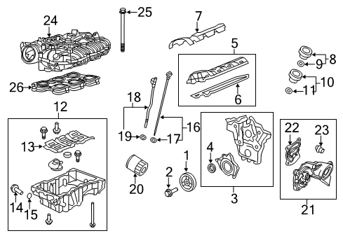 2012 Cadillac SRX Intake Manifold Diagram