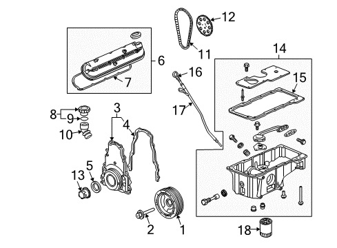 2006 GMC Envoy Dipstick Diagram for 12575957