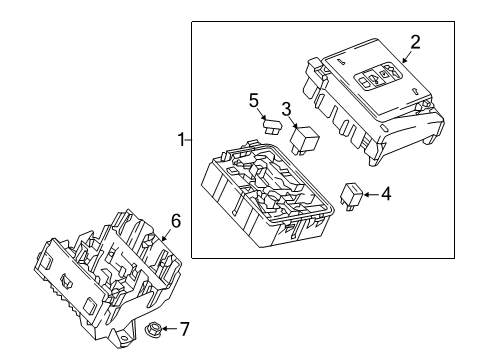 2020 Cadillac XT6 Fuse & Relay Diagram 2 - Thumbnail