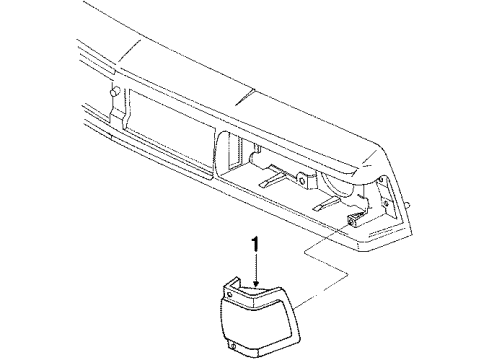 1987 Chevy Celebrity Side Marker Lamps Diagram
