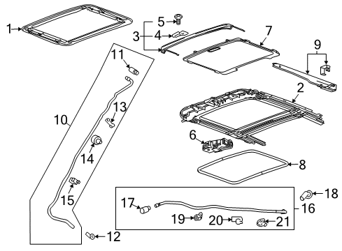 2014 Chevy Camaro Sunroof Diagram