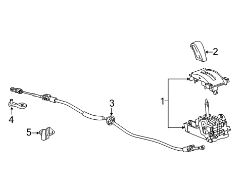 2012 Chevy Volt Gear Shift Control - AT Diagram